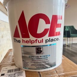 acrylic powder in paint buckets?! acrylic powder in paint buckets?!
