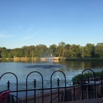 Lake House - Our view from the patio - American Near Me - Newfield, New Jersey