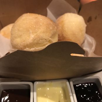 Snake River Grill - Deep fried donuts - New American Near Me - Jackson, Wyoming Snake River Grill - Deep fried donuts - New American Near Me - Jackson, Wyoming