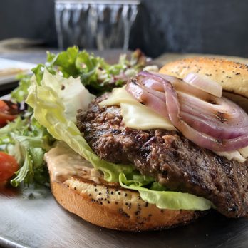 Eureka! - Eureka! American Cheeseburger-- substituted their signature handcut fries for house side salad. - American Near Me - San Diego, California Eureka! - Eureka! American Cheeseburger-- substituted their signature handcut fries for house side salad. - American Near Me - San Diego, California