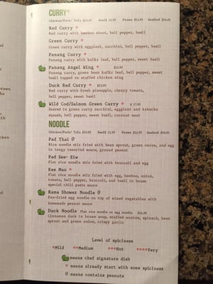 Menu photo 5 Coconut Thai Issaquah, WA