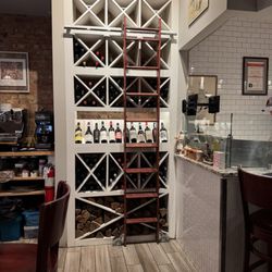San Giorgio Pizzeria Napoletana - The wine display
