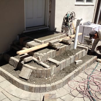 System Pavers - Building the steps - Masonry/Concrete Near Me - Fremont, California System Pavers - Building the steps - Masonry/Concrete Near Me - Fremont, California
