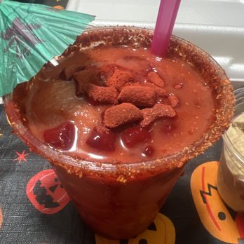 La Michoacana Drive Thru - Diablito slush - Ice Cream & Frozen Yogurt Near Me - San Bernardino, California La Michoacana Drive Thru - Diablito slush - Ice Cream & Frozen Yogurt Near Me - San Bernardino, California