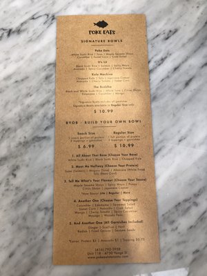 Menu photo 5 Poke Eats Toronto, ON
