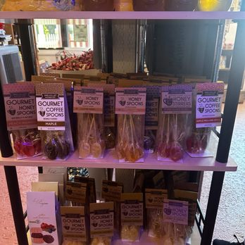 Little Knopp's Bakery - Different kinds of honey stirrers. - Bakeries Near Me - Fairfield, California Little Knopp's Bakery - Different kinds of honey stirrers. - Bakeries Near Me - Fairfield, California