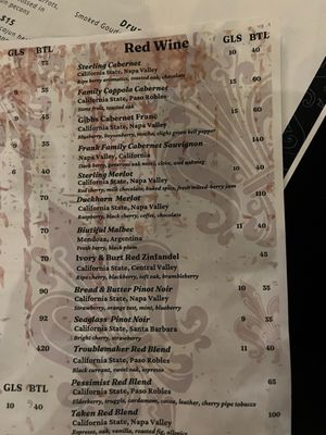 Menu photo 1 The Drunken Oyster Amarillo, TX