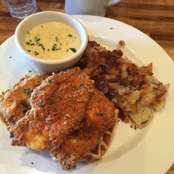 Iron Rooster - Yummy Chicken n' waffles. Couldn't take big enough bites of 'em. So, so good! - Cocktail Bars Near Me - Annapolis, Maryland