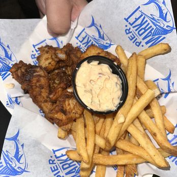 Pier Market Stand - Cajun cod nuggets - Seafood Near Me - San Francisco, California