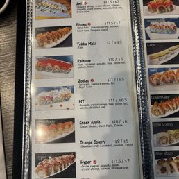 Page 1 menu Page 1 menu