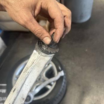 Torrance Autohaus - Worn out thrust arm from my 2004 CL55 AMG - Auto Repair Near Me - Torrance, California Torrance Autohaus - Worn out thrust arm from my 2004 CL55 AMG - Auto Repair Near Me - Torrance, California