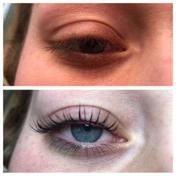 La Pêche - Lash lift and tint before and after :) - Sugaring Near Me - Montgomery, New York La Pêche - Lash lift and tint before and after :) - Sugaring Near Me - Montgomery, New York