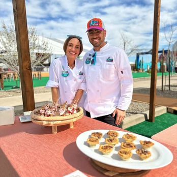 The Cookie Bar Queen - Setting up at the NFL Tailgate Party! Honored to have been a part of this experience. - Desserts Near Me