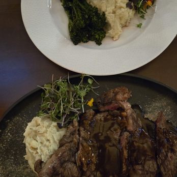 Firefall Ranch Yosemite - Delicious dinner duck and rib eye - Hotels Near Me - Groveland, California