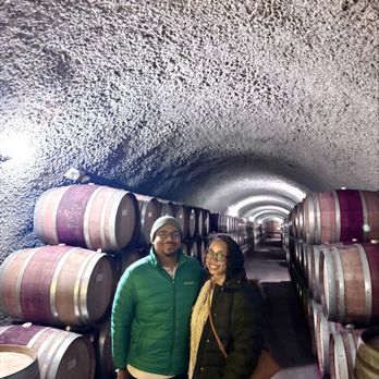 Eberle Winery - During the cave tour! - Wineries Near Me - Paso Robles, California