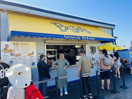 Pajo's Fish & Chips at Steveston Wharf by null