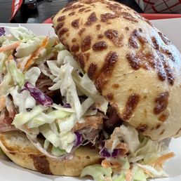 Pulled pork sandwich