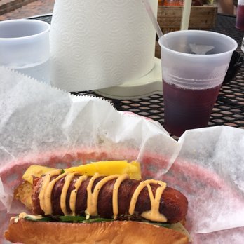 Garbo's Grill - The most awesome hot dog I ever had!!! - Food Trucks Near Me - Key West, Florida