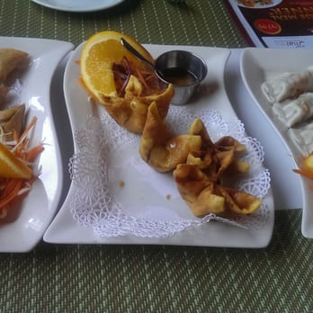 Thai Taste - Prok dumplings, crab ragoon and curry puffs - Thai Near Me - South Portland, Maine Thai Taste - Prok dumplings, crab ragoon and curry puffs - Thai Near Me - South Portland, Maine
