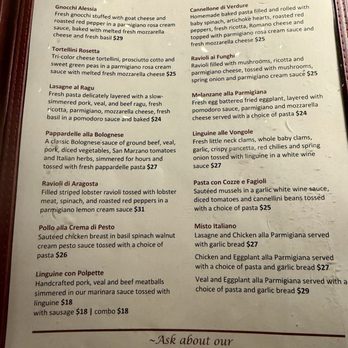 Mare E Monti - Menu - Italian Near Me - Worcester, Massachusetts
