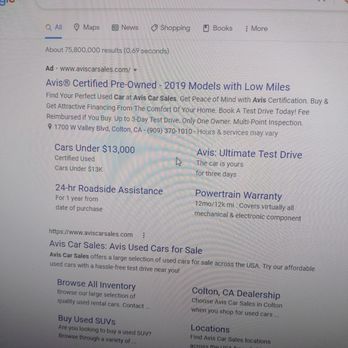 Avis Car Sales - Powertrain Warranty - was told "engine and transmission; no electrical" when I asked specifics. Website: electrical covered as well. - Used Car Dealers Near Me - Glendale, California Avis Car Sales - Powertrain Warranty - was told "engine and transmission; no electrical" when I asked specifics. Website: electrical covered as well. - Used Car Dealers Near Me - Glendale, California