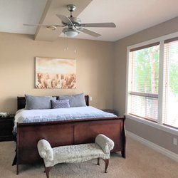 Lakeview  Homes - the masterbedroom in the Lakefront Terrace Home