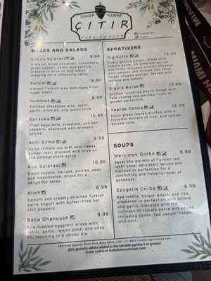 Menu photo 3 CITIR Turkish Doner Kebab Boca Raton, FL