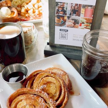 The Local - Cinnamon French toast! - Waffles Near Me - Baroda, Michigan The Local - Cinnamon French toast! - Waffles Near Me - Baroda, Michigan