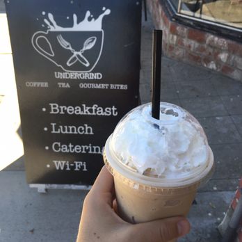 Undergrind Cafe - Small vanilla bean blended with fancy whip cream $4.75 YUM - Cafes Near Me - Los Angeles, California
