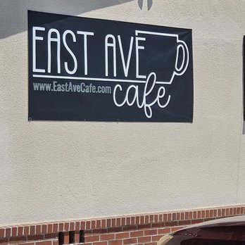 East Ave Cafe - Sign on the side of the building - Coffee & Tea Near Me - Lincoln, California