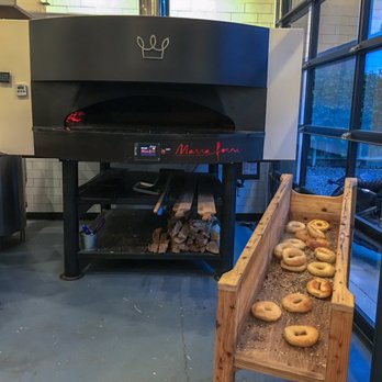 Big Bon Bodega - The wood fires oven and bagel baking process - Bagels Near Me - Savannah, Georgia Big Bon Bodega - The wood fires oven and bagel baking process - Bagels Near Me - Savannah, Georgia
