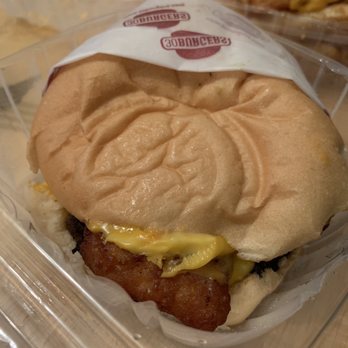 30 Burgers - 33. Fried Mac n Cheese Burger - Burgers Near Me - Rutherford, New Jersey 30 Burgers - 33. Fried Mac n Cheese Burger - Burgers Near Me - Rutherford, New Jersey