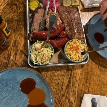 Texas Jack's Barbecue - Regular Meat Medley Platter - Barbeque Near Me - Arlington, Virginia Texas Jack's Barbecue - Regular Meat Medley Platter - Barbeque Near Me - Arlington, Virginia