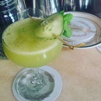 Maison Premiere - cucumber, mint, vodka cocktail - Seafood Near Me - Brooklyn, New York Maison Premiere - cucumber, mint, vodka cocktail - Seafood Near Me - Brooklyn, New York