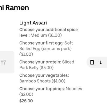 Oni Ramen - What I added extra in my order - Ramen Near Me - Dallas, Texas Oni Ramen - What I added extra in my order - Ramen Near Me - Dallas, Texas