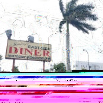 Jimmy's Eastside Diner - Diner sign on Biscayne Blvd. - Diners Near Me - Miami, Florida
