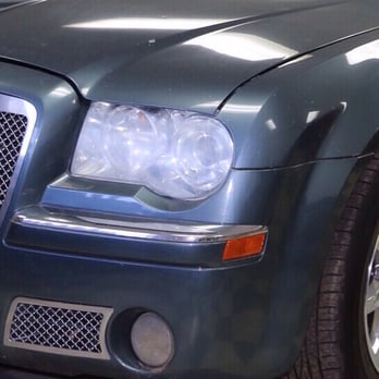 Xtreme Auto Re-Styling Center - Headlight before restoration - Auto Detailing Near Me - Amarillo, Texas