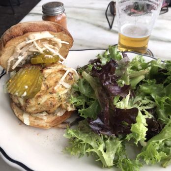 Loch Bar - Crab cake sandwich. Delicious. - Seafood Near Me - Baltimore, Maryland Loch Bar - Crab cake sandwich. Delicious. - Seafood Near Me - Baltimore, Maryland