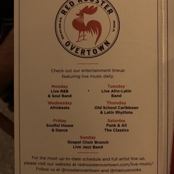 Red Rooster Overtown - Nightly lineup - Cocktail Bars Near Me - Miami, Florida Red Rooster Overtown - Nightly lineup - Cocktail Bars Near Me - Miami, Florida