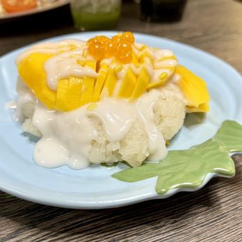 Koon Thai Kitchen - Sweet Sticky Rice with Coconut Ice Cream - Thai Near Me - Concord, California Koon Thai Kitchen - Sweet Sticky Rice with Coconut Ice Cream - Thai Near Me - Concord, California