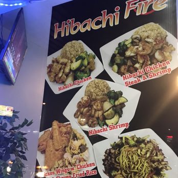 Hibachi Fire - the menu for the restaurant - Japanese Near Me - Whitehall, Ohio