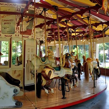 Congress Park Carousel - Purchase your tokens and then hop aboard these hand-painted carousel horses - Carousels Near Me - Saratoga Springs, New York Congress Park Carousel - Purchase your tokens and then hop aboard these hand-painted carousel horses - Carousels Near Me - Saratoga Springs, New York