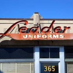 Leader Uniforms - My favorite sign in Providence.