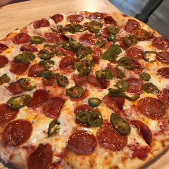 Magic Mikes Pizza - Pepperoni and jalapeño - Pizza Near Me - Westminster, California Magic Mikes Pizza - Pepperoni and jalapeño - Pizza Near Me - Westminster, California