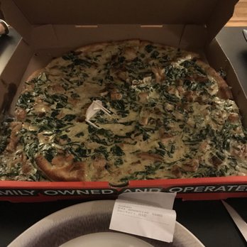 Big Apple Pizza - This was the first pie I ordered and the condition it was in when it got to me - Pizza Near Me - Kenilworth, New Jersey