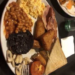 Full English breakfast. Full English breakfast.