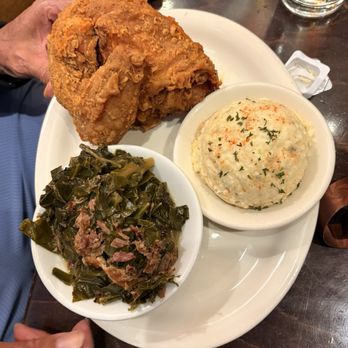 Sylvia's Restaurant - Fried chicken, greens and potato salad - Southern Near Me - New York, New York Sylvia's Restaurant - Fried chicken, greens and potato salad - Southern Near Me - New York, New York