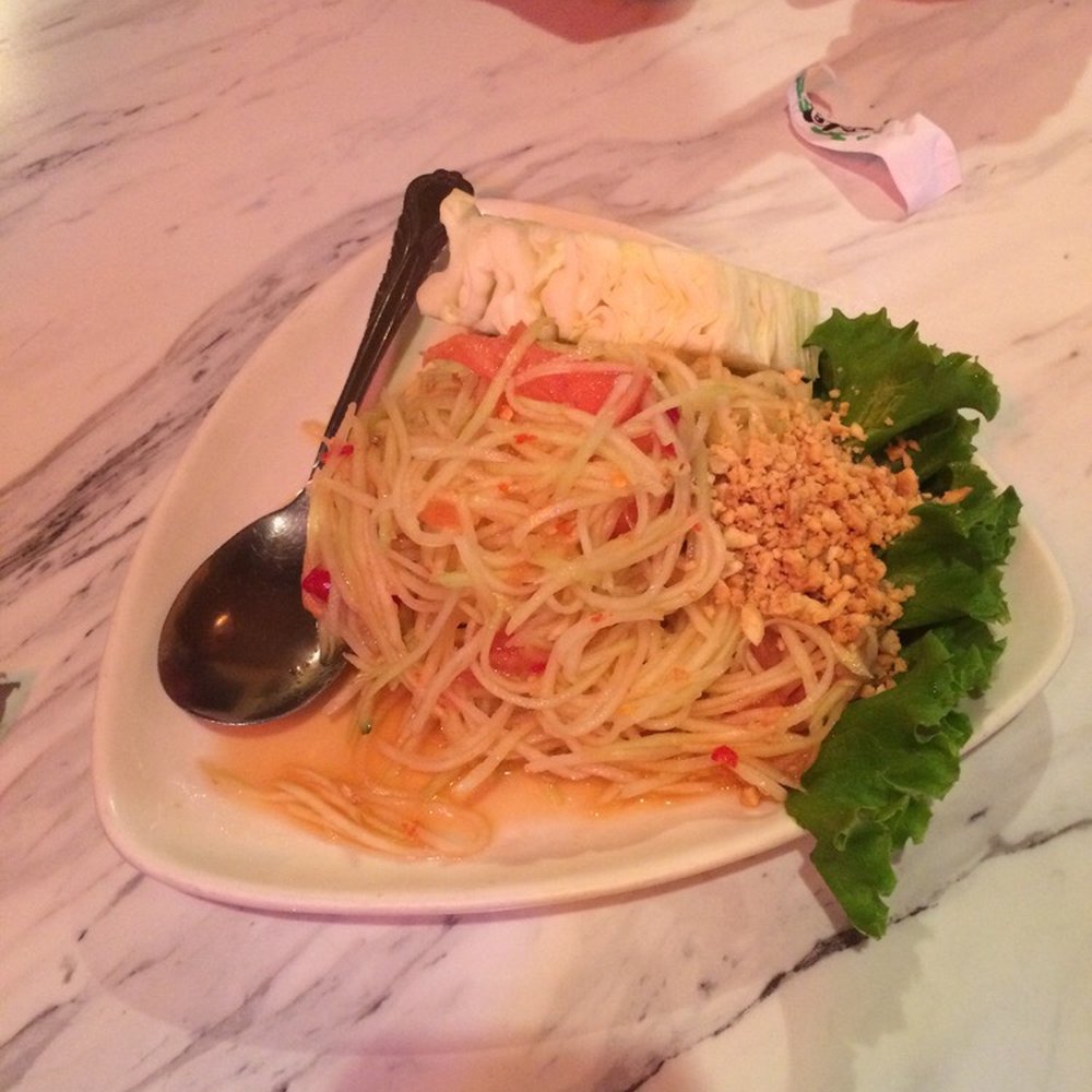 Siam Square - Papaya salad - Thai Near Me - Honolulu, Hawaii Siam Square - Papaya salad - Thai Near Me - Honolulu, Hawaii