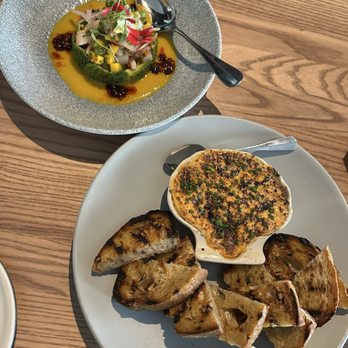 Joey La Jolla - spicy crab dip and scallop ceviche - Steakhouses Near Me - San Diego, California