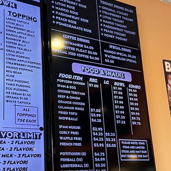 Quickly - Food menu - Bubble Tea Near Me - Vallejo, California Quickly - Food menu - Bubble Tea Near Me - Vallejo, California